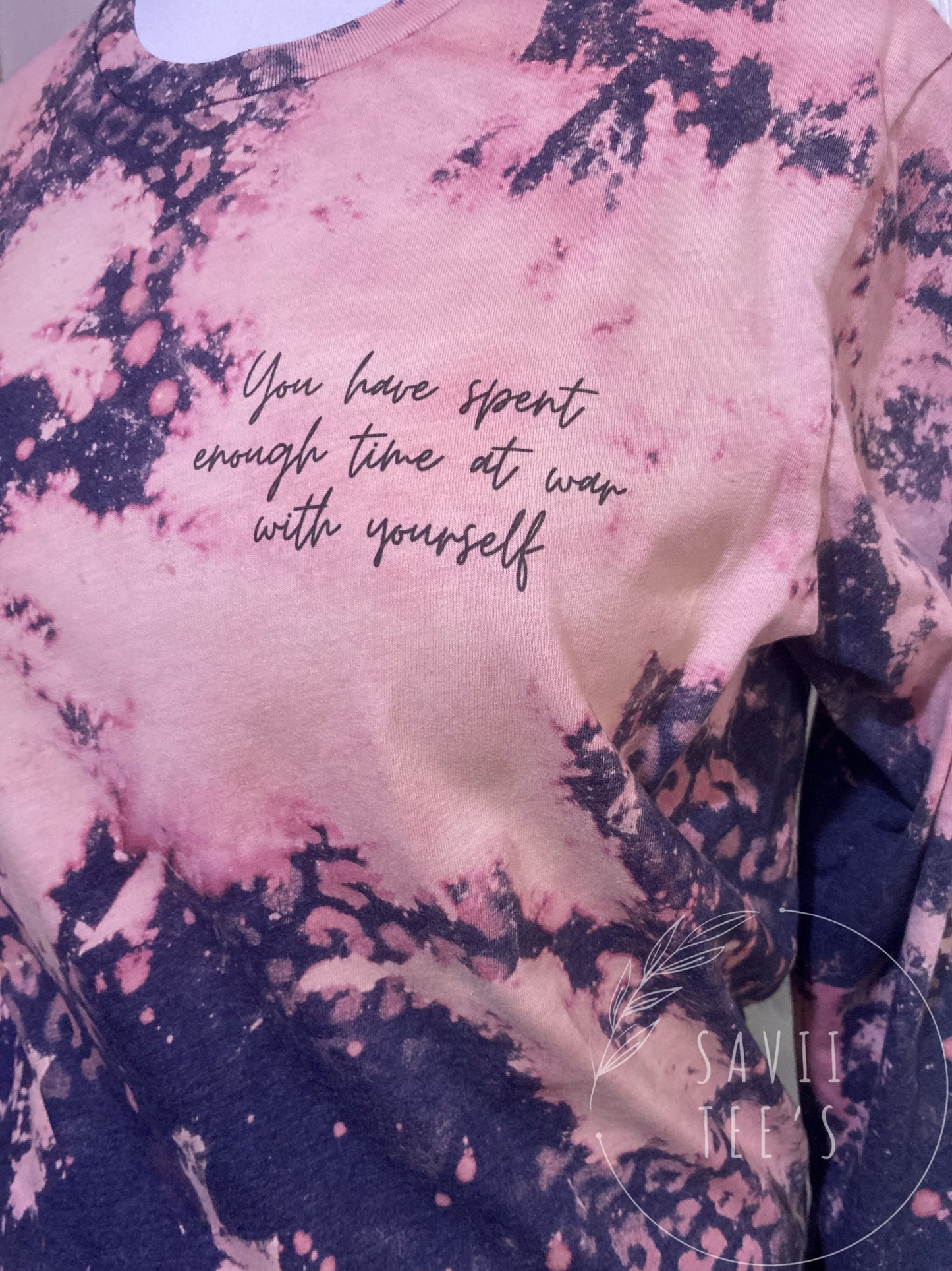 You have spent enough time at war with yourself (long or short)