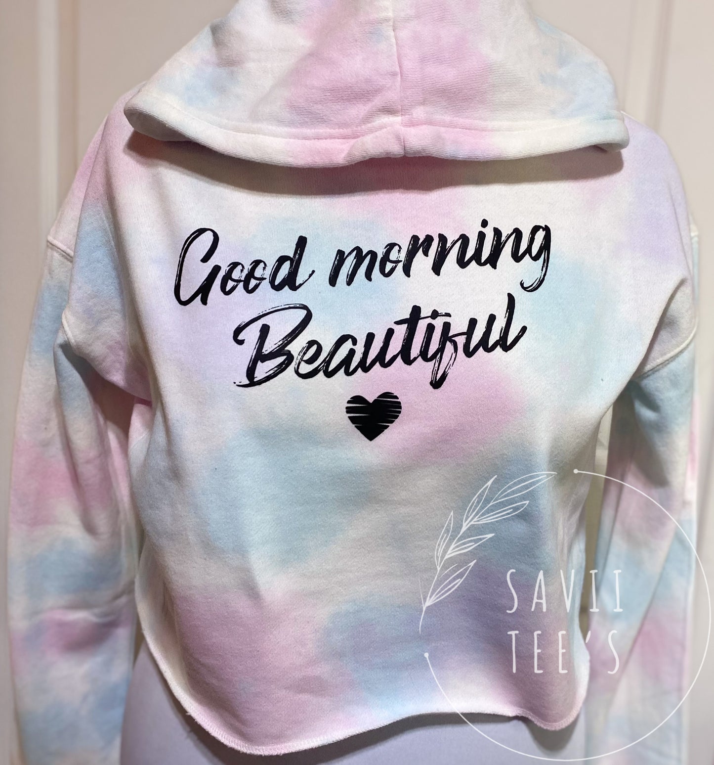 Good morning Beautiful, Tie Dye Hooded Sweatshirt