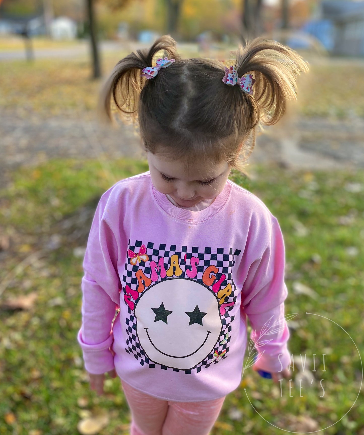 Toddler Mama’s Girl Crew Neck sweatshirt