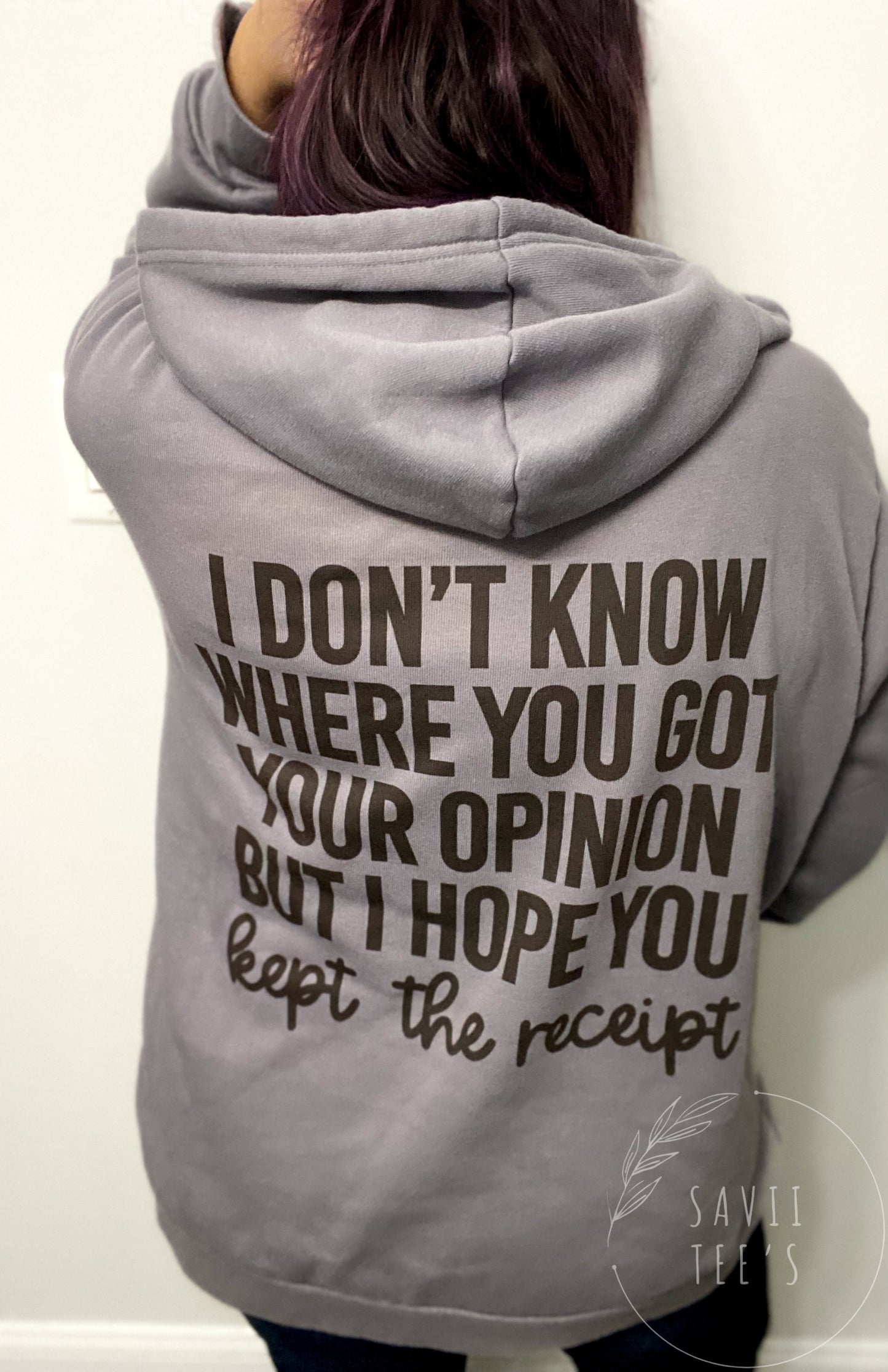 Have the day/ I don’t know where you got hooded zip up