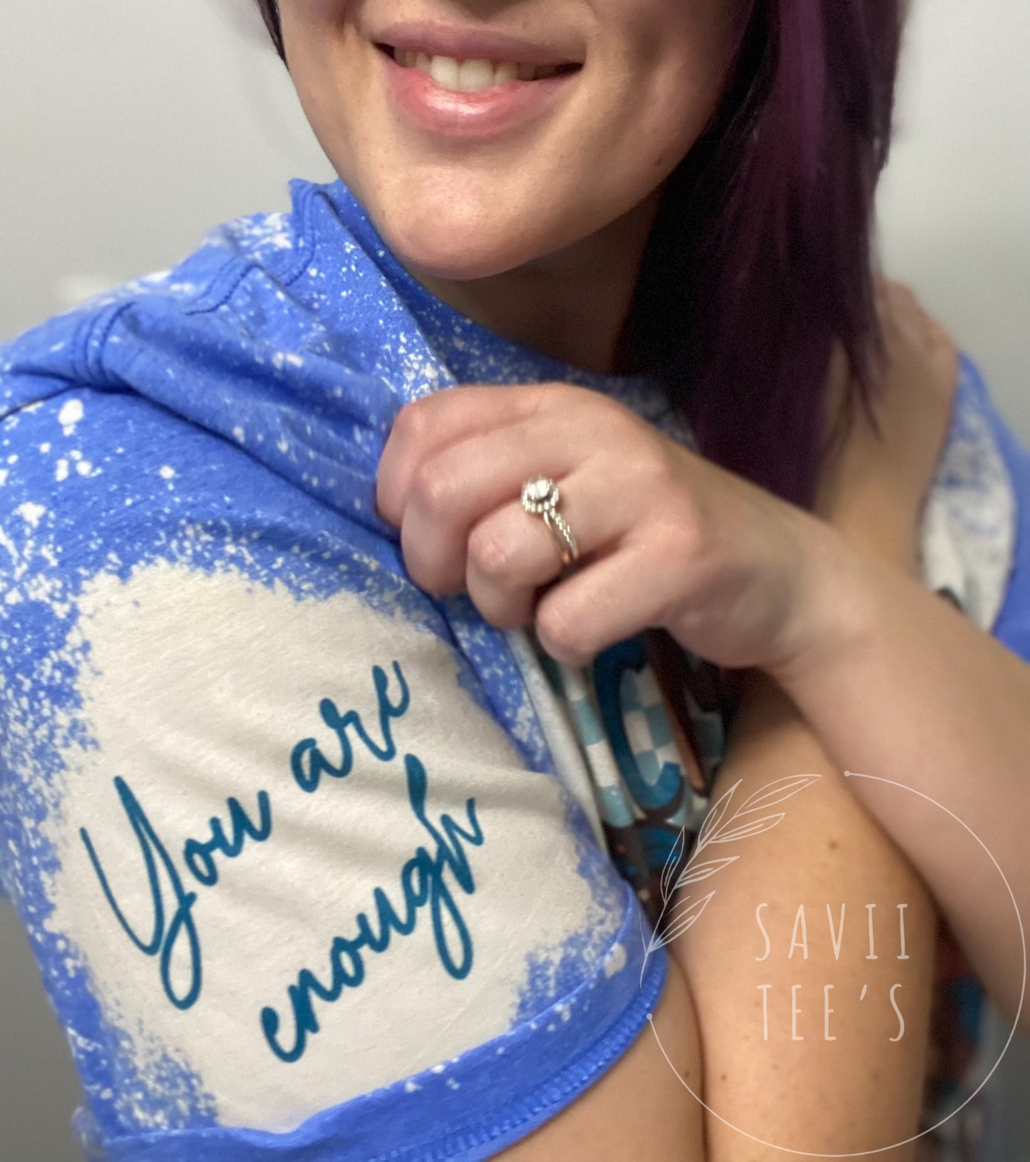 Come as you are with sleeve print tee
