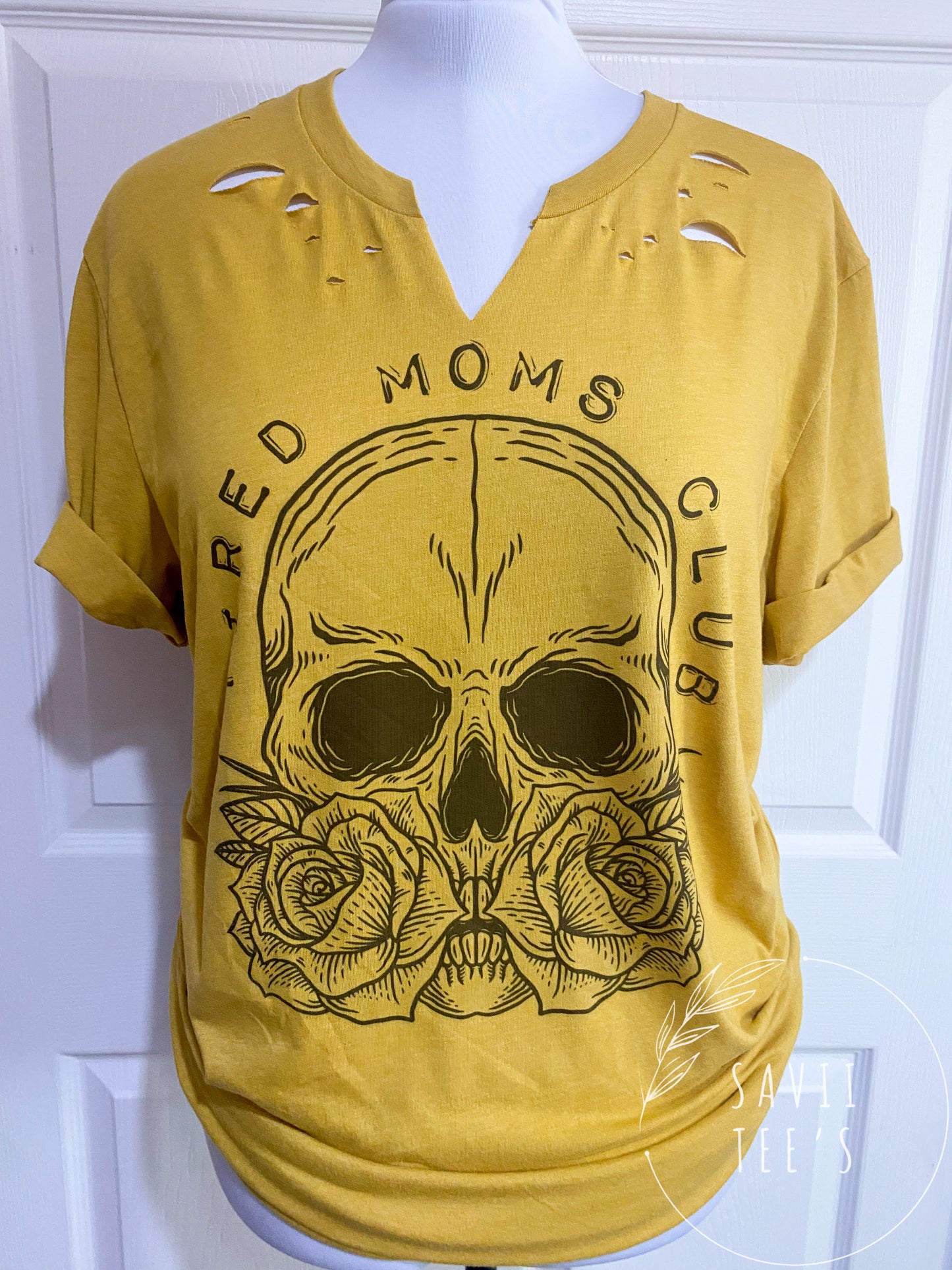 Tired Moms Club Skellie tee