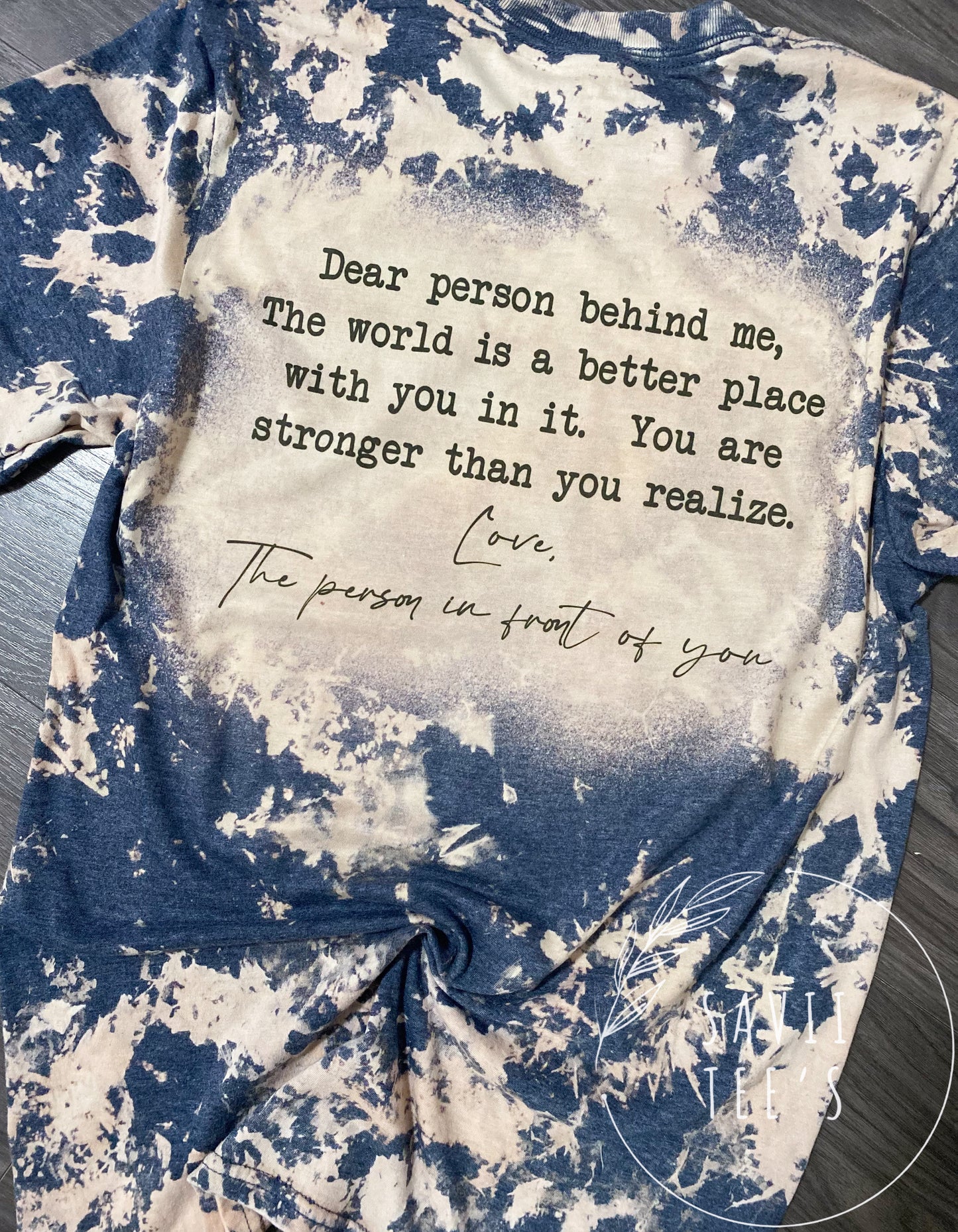 Dear person behind me acid wash version 2