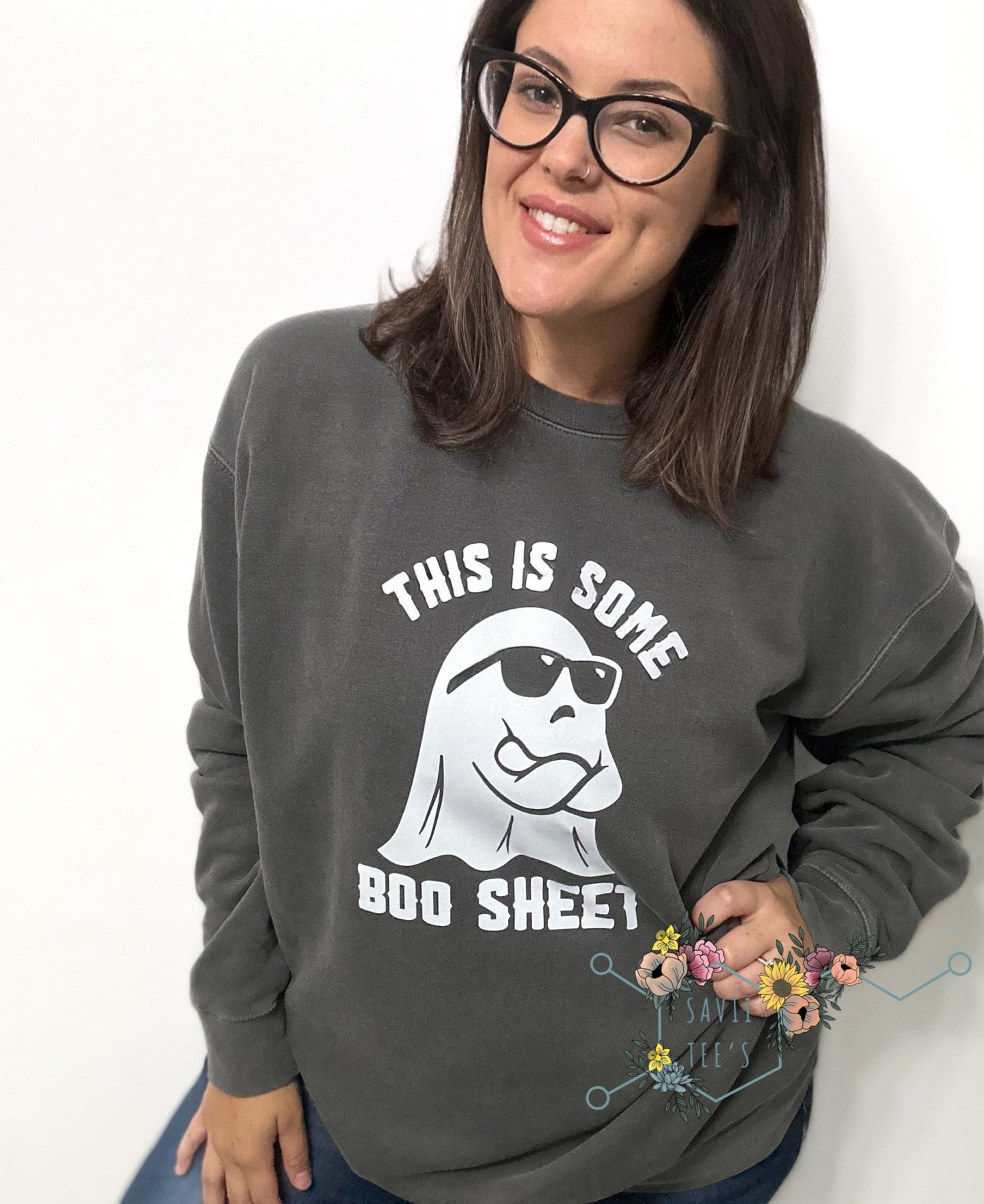 This some boo sheet crewneck sweatshirt