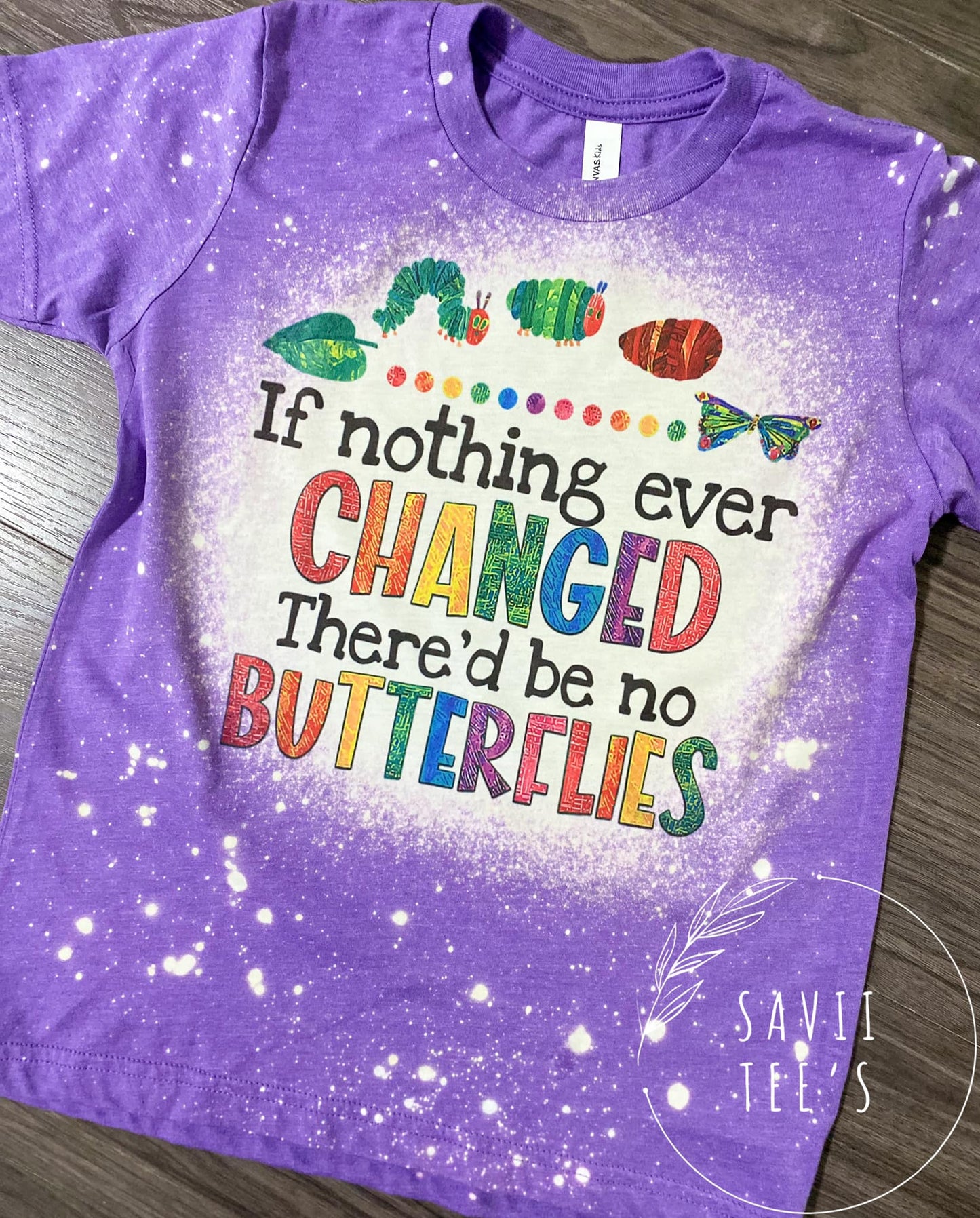 If Nothing Ever Changed bleached Toddler-Youth Tee