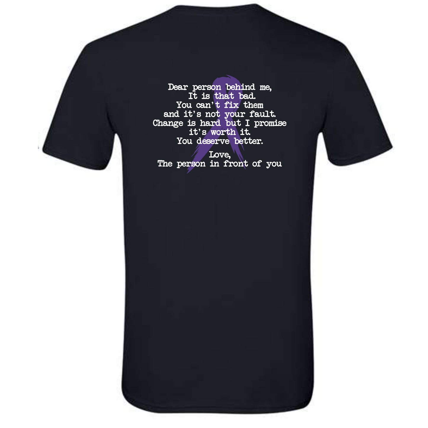 PRE-ORDER Black- UNISEX-Domestic Violence Tee